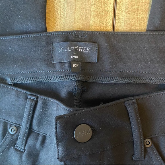 NYJD Sculpt Her Trouser Pants Marilyn Straight Black NWT - Picture 5 of 11
